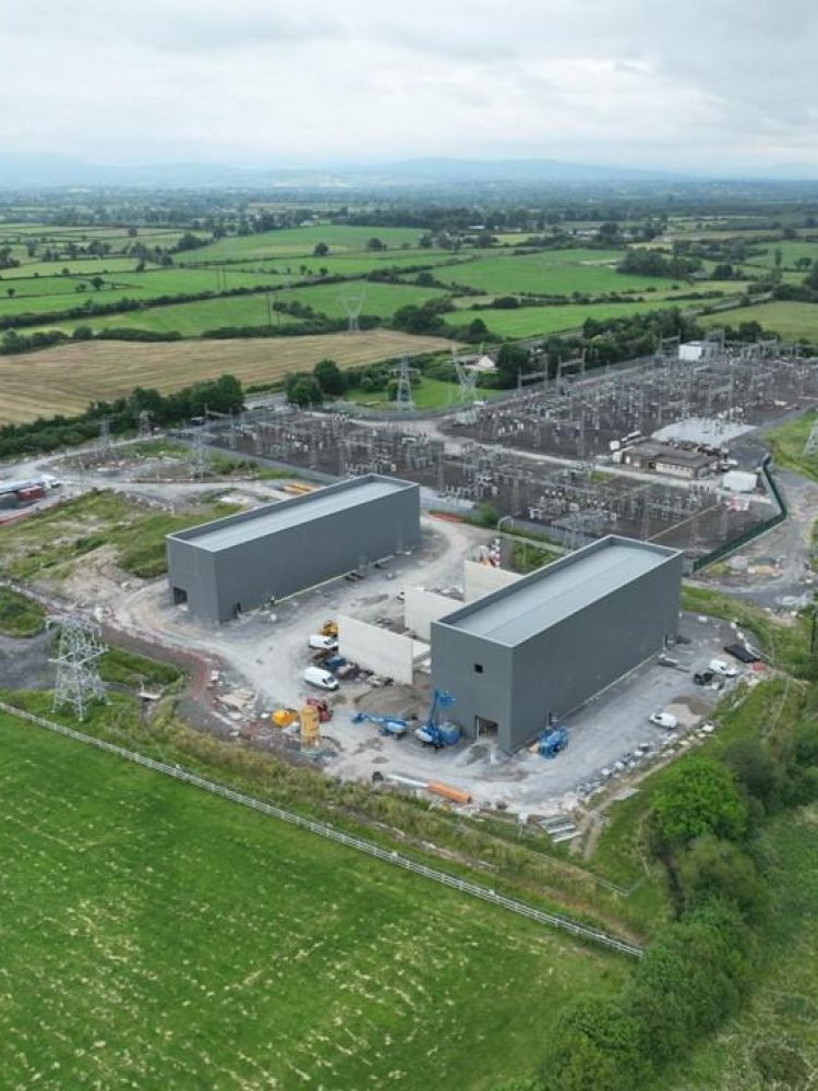 GIS-substation — structural steel project by Loughryan Engineering