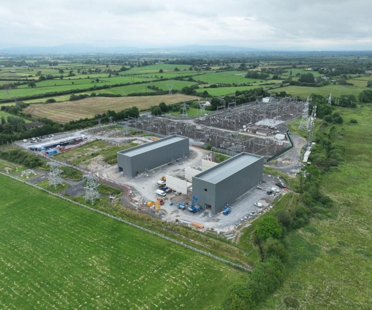 GIS-substation — structural steel project by Loughryan Engineering